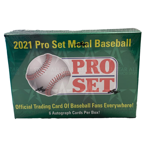 2021 Pro Set Metal Baseball Hobby Box