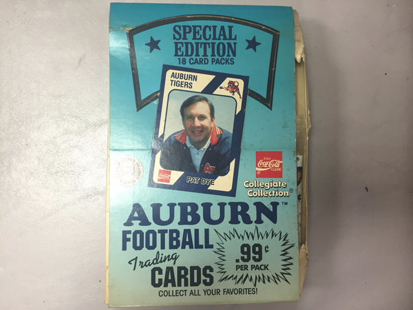 1989 Collegiate Collection Aurburn Tigers Coca-Cola - All Star Case Breaks