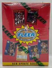 1991-92 Fleer Update Series Basketball Hobby Box
